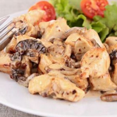 Kremalı Mantarlı Tavuk